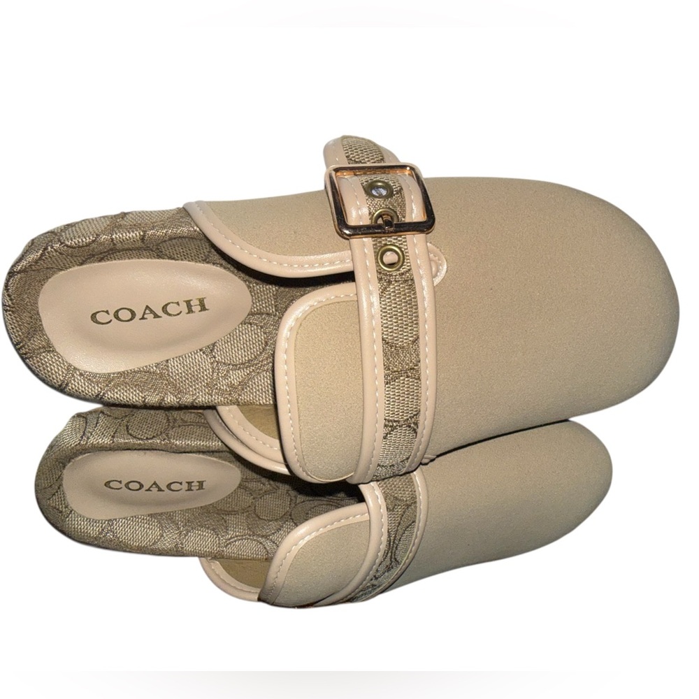 Buckle Clogs in Oat Color - Picture 4 of 7